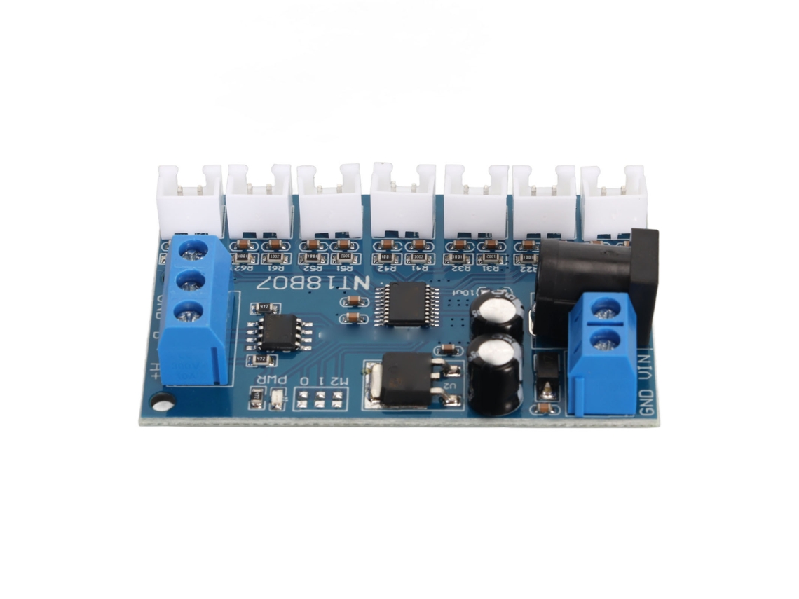 Módulo medidor de temperatura NTC de 7 canales RS485 Modbus RTU, registrador sin papel | S/MARCA