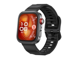 Bracelete para Huawei Watch Fit 3 / Fit 4 / Fit 4 Pro Silicone Fivela Preta Wave Preta XIAOMOYU