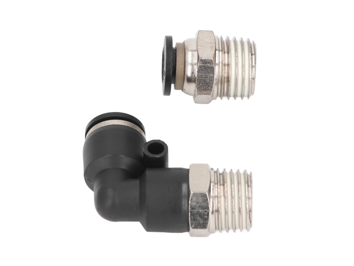 Laxiscreed Kit De Componentes Pneumáticos Com Junções De Cotovelo E Reta, Conexão Rápida E Fácil