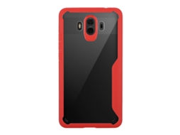 Capa Translúcida de Silicone para Huawei Mate10 vermelha EOOCOO