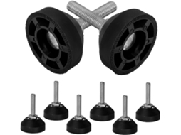 Doitool Conjunto De 8 Pés Niveladores Ajustáveis Para Móveis, Resistentes, Para Mesas E Pés De Mesa Fácil Instalação