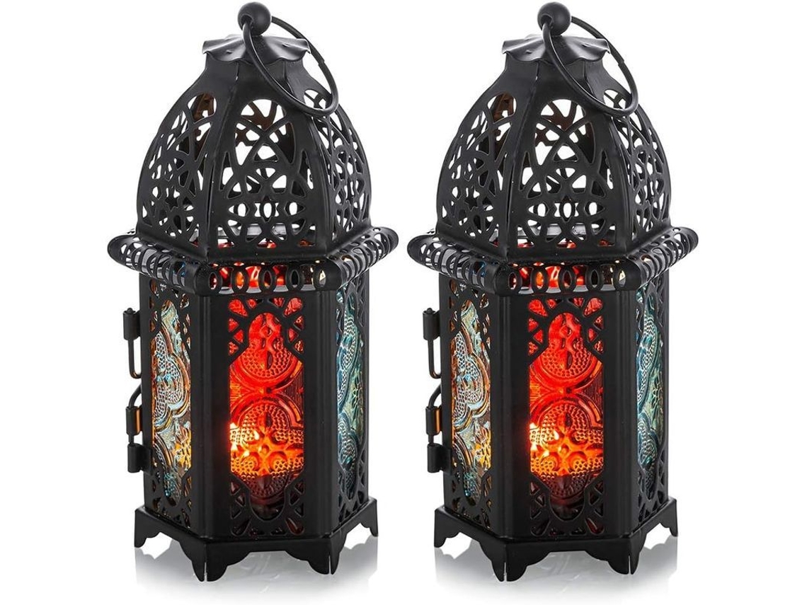 Lâmpadas De Metal Com Cristal Tintado Pequenas Para Centros De Mesa De Casamento Lanternas Pendentes Para Velas