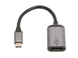 Aetheria adaptador Usb C para Mini Dp 4k 60hz Plug And Play Design Antiderrapante Compatível com Tablet Vr