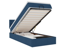 Ottoman Bed, Ottoman Beds Vidaxl Azul Tecido (100 X 200 Cm)