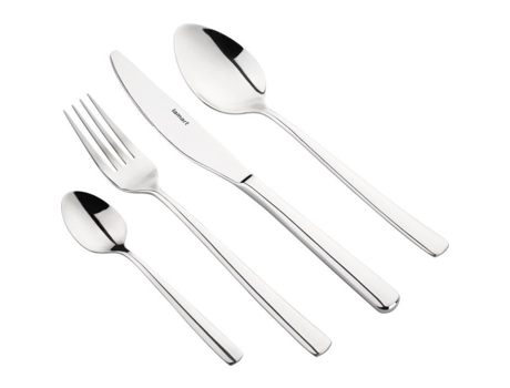 Conjunto De Talheres Lamart Emma Lt5007 24 Peças Aço Inoxidável Próprio Para Máquina De Lavar Louça