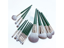 Conjunto De 14 Pincéis De Maquiagem Com Pincel De Sombra De Olhos Para Base Pó Blush