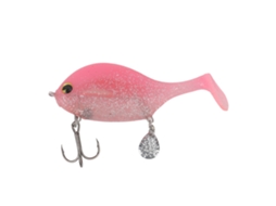 Isca Soft Pvc Flexível com Lure para Água Salgada Rosa