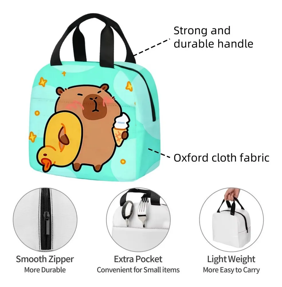 Lancheira Térmica para Capivara com Grande Capacidade, Zíper e 2 Bolsos BRILVIBERA (33)