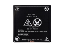 Placa De Calor De Alumínio 12v 220x220mm Para Cama De Impressora 3d
