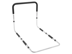 Barra De Apoio Para Cama, Altura Ajustável, Suporte Estável, Preto