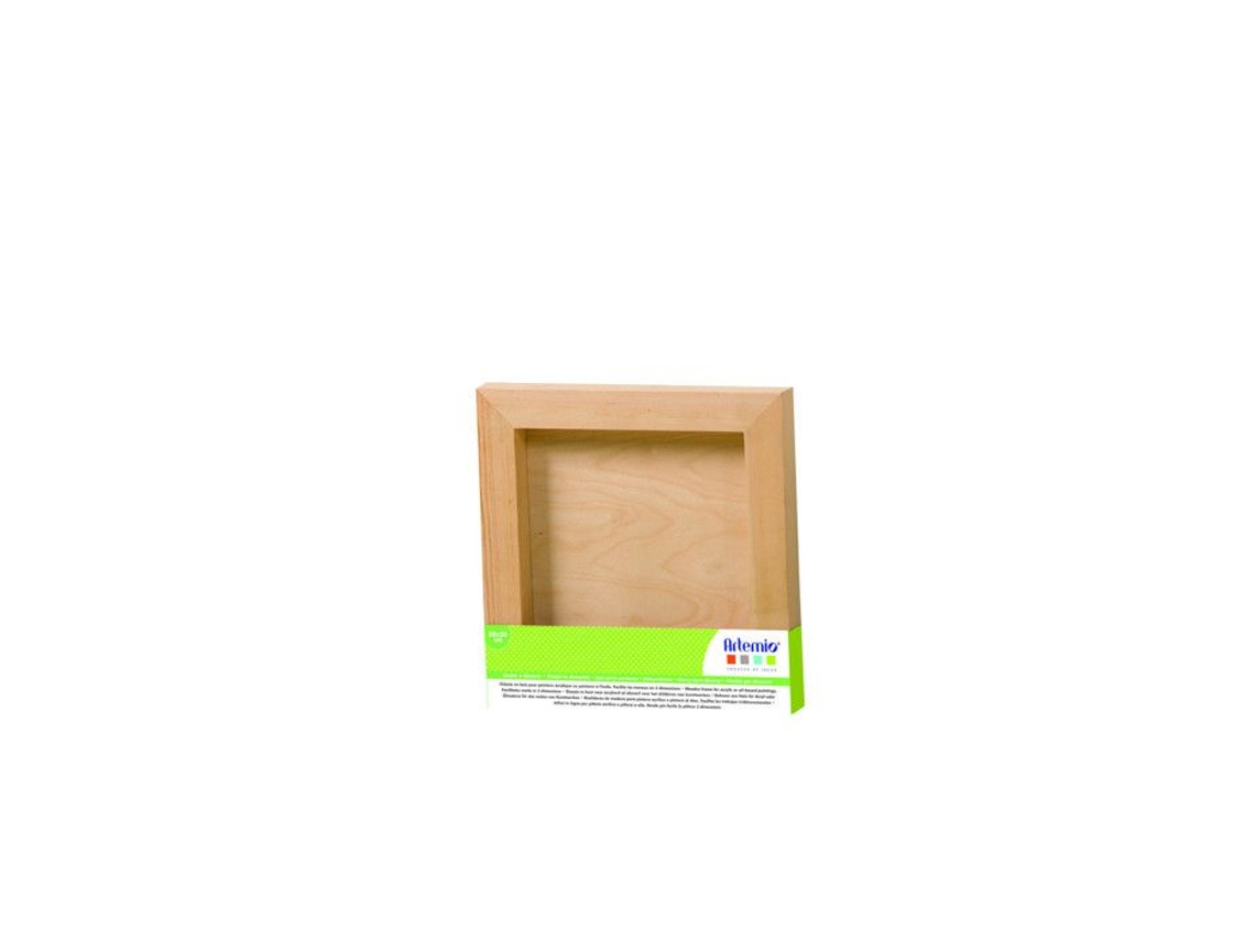 Chássis Decorativo 20x20x2 Cm Madeira Artemio