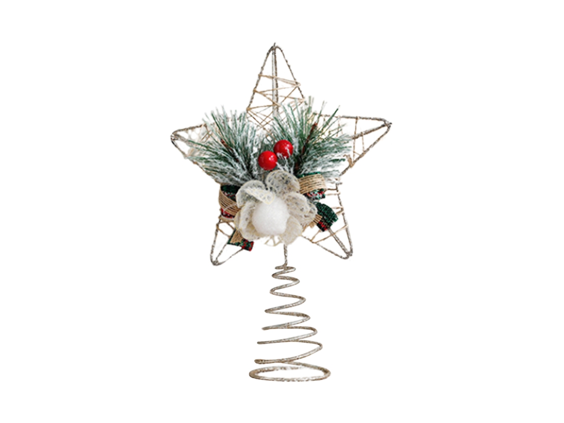 Laxiscreed Estrela De Natal Decorativa Ouro 3d Para Árvore De Natal