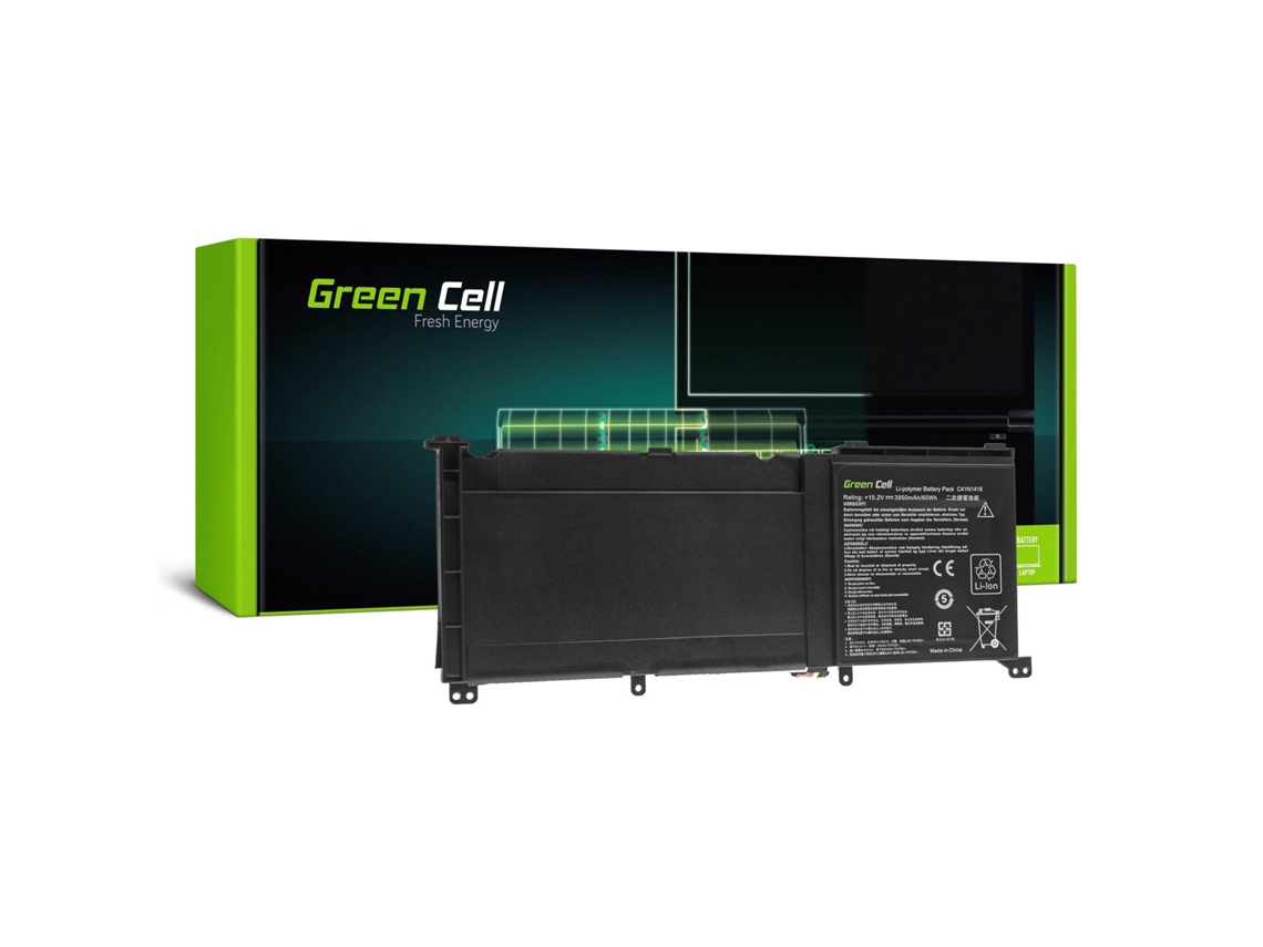GREEN CELL C41N1416 Bateria para Asus G501J G501Jw G501V G501Vw Asus Zenbook Pro Ux501 Ux501J Ux501Jw Ux501V Ux501Vw / 15,2V 3950
