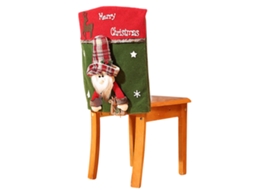 Capa De Cadeira De Natal Laxiscreed Com Pai Natal E Boneco De Neve Para Decoração Festiva