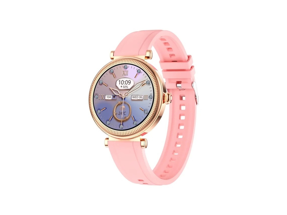 Smartwatch Bluetooth de 1,27 polegadas com mais de 100 modos esportivos e monitoramento de saúde rosa Bestvite