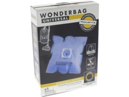 Sacos de aspirador Wonderbag de 5 para aspirador Calor, aspirador Moulinex, aspirador Rowenta, aspirador Tornado, aspirador
