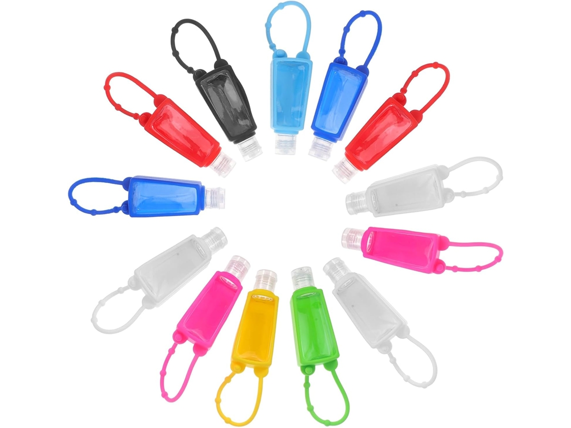 Viagem Garrafas, Cores Sortidas, Macios, À Prova De Vazamentos, Embalagem Com 20 Unidades, Chaveiros, 30ml