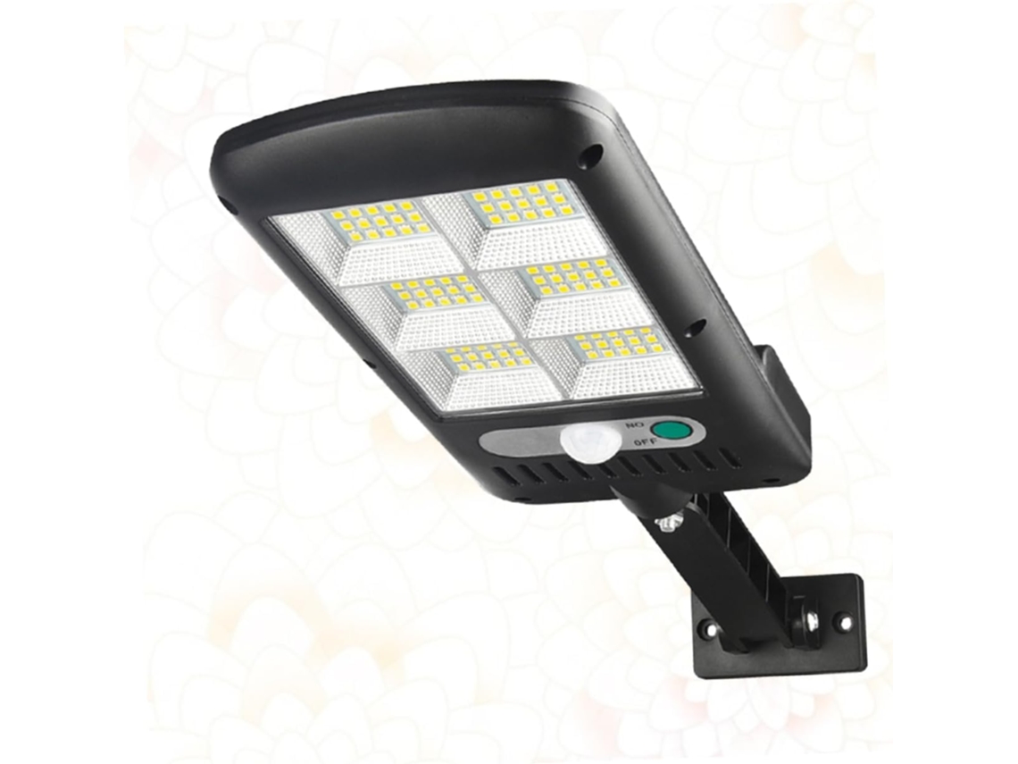 Luminária Solar Led Externa Com Sensor, Durável E Ecológica Para Jardim, Pátio E Parede.