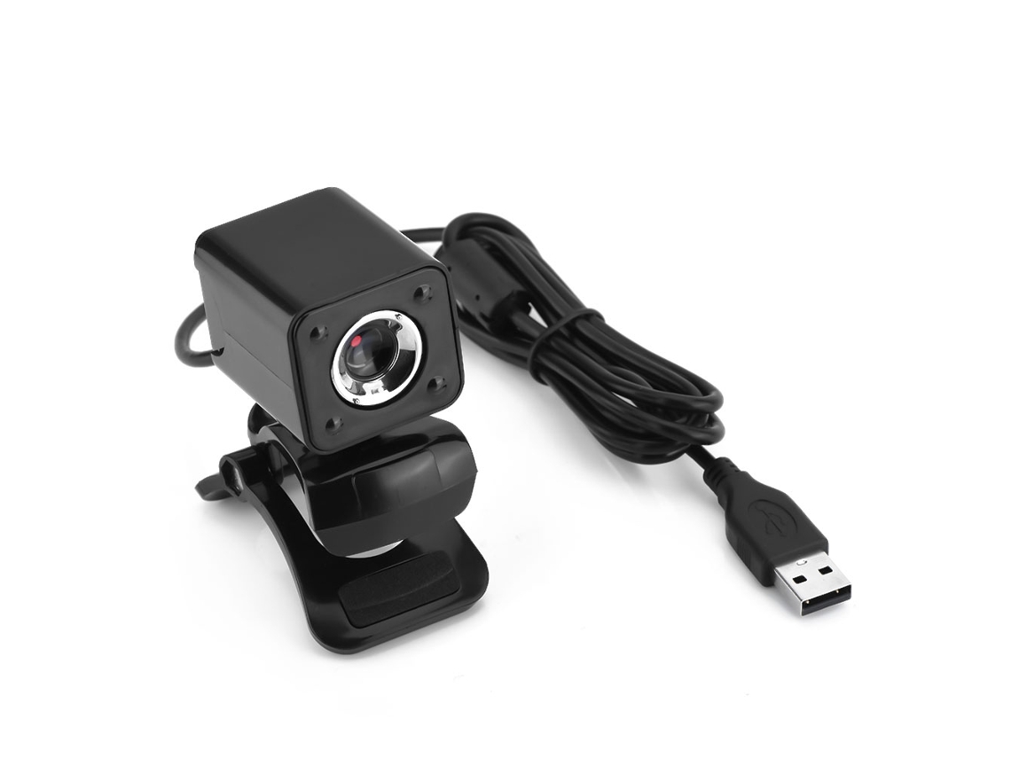 A862 Câmera Web Hd Usb2.0 Clip-on Com Microfone Integrado Para Pc E Laptop