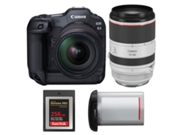 Eos R3 + Rf 24 70mm F/2.8 L Is Usm + Rf 70 200mm F/2.8 L Is Usm + 1 Sandisk 256gb Extreme Pro Cfexpress Type B + Canon Lp + Ebook Pricedirect CANON