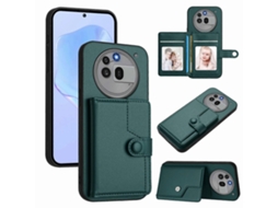 Capa Para Celular Com Proteção Rfid E Porta-cartões Button Card Bag Para Nothing Phone 3a Pro