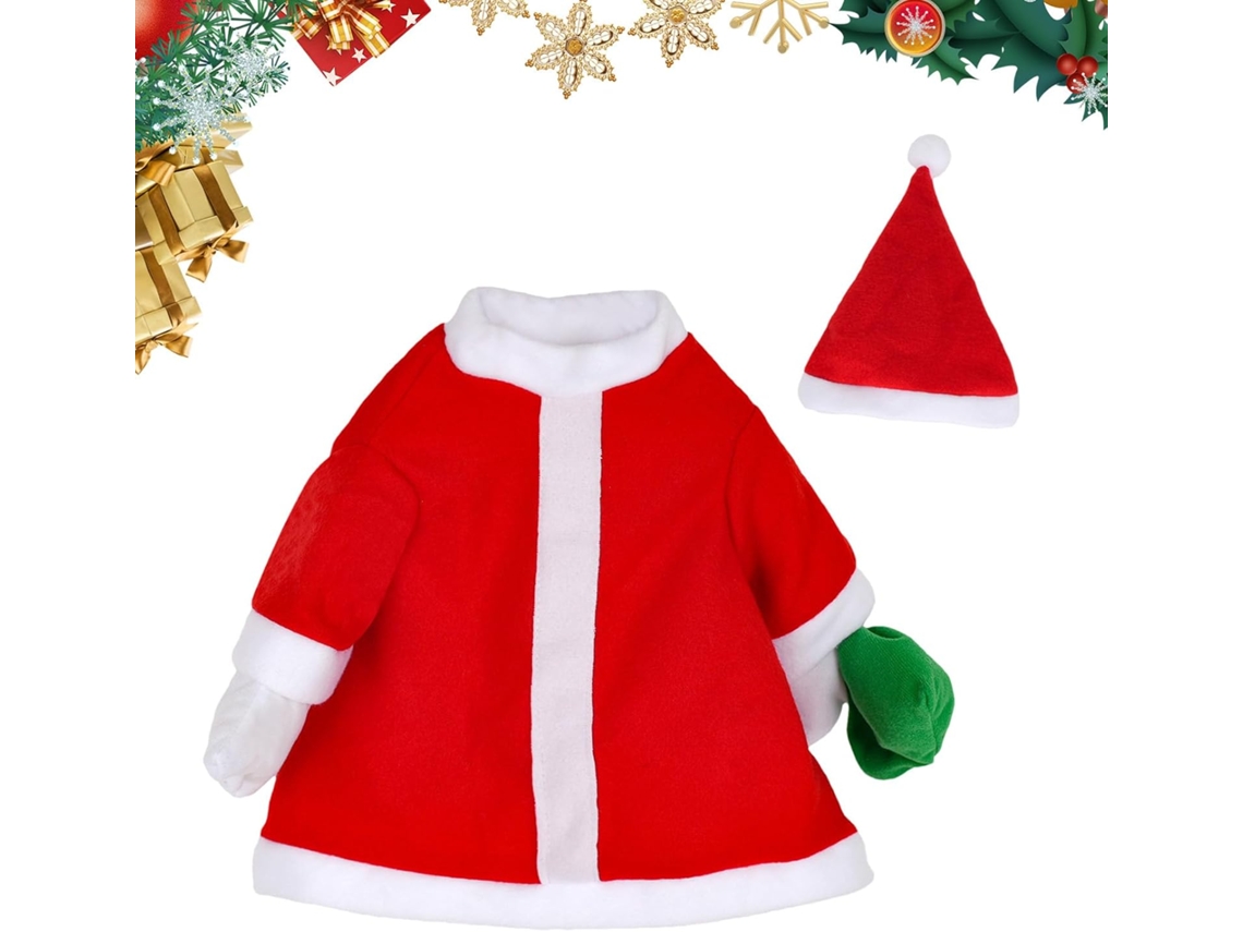 Roupas Natalinas para Gansos de Varanda Roupas de Festa para Gansos de Jardim Figuras e Acessórios para CHABERLU