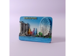 Ímã De Geladeira (hotel Marina Bay Sands De Singapura - Tipo A), Lembrancinha Turística, Ímã De Resina.