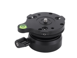 Base de nivelamento ajustável para cabeça de tripé Dy-60n para câmeras DSLR.