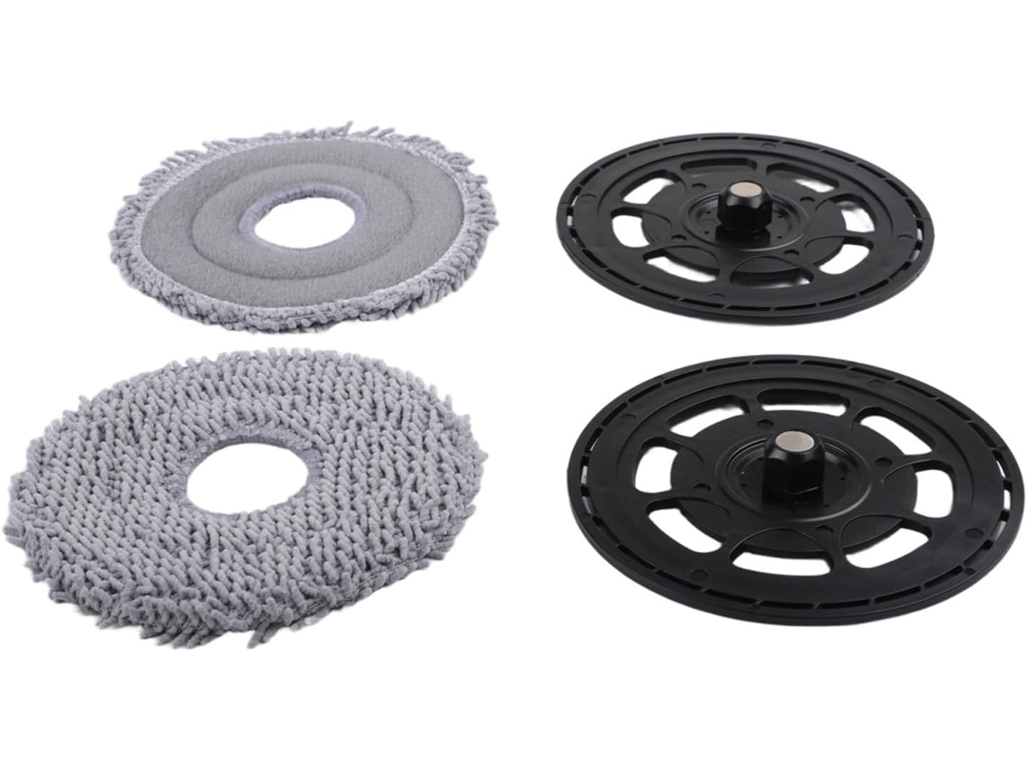 Staffa Per Mocio Aspirapolvere Con Cuscinetti In Microfibra, Kit Di
