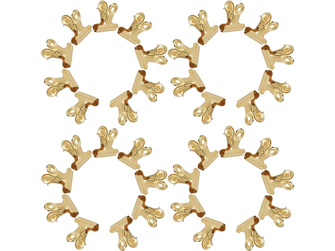 Conjunto de 50 Tachinhas Douradas Healeved, Prendedores Cortiça Decorativos para Uso Doméstico e Profissional,