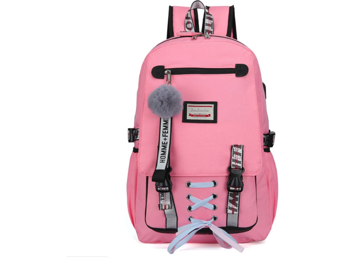 Mochila Cadeado Rosa