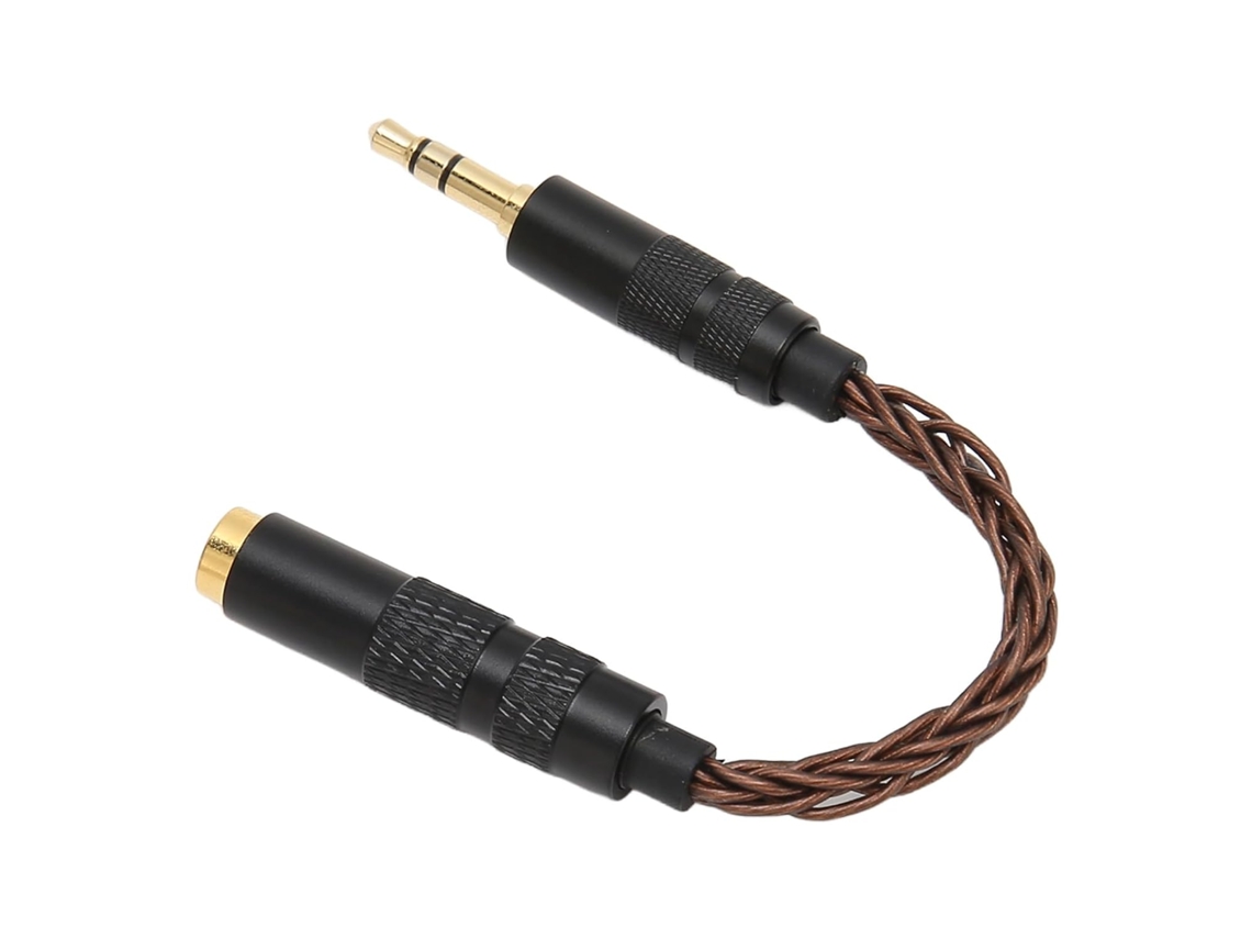 Adaptador De Fone De Ouvido Em Cobre E Cristal Gokoco (bronze Antigo)