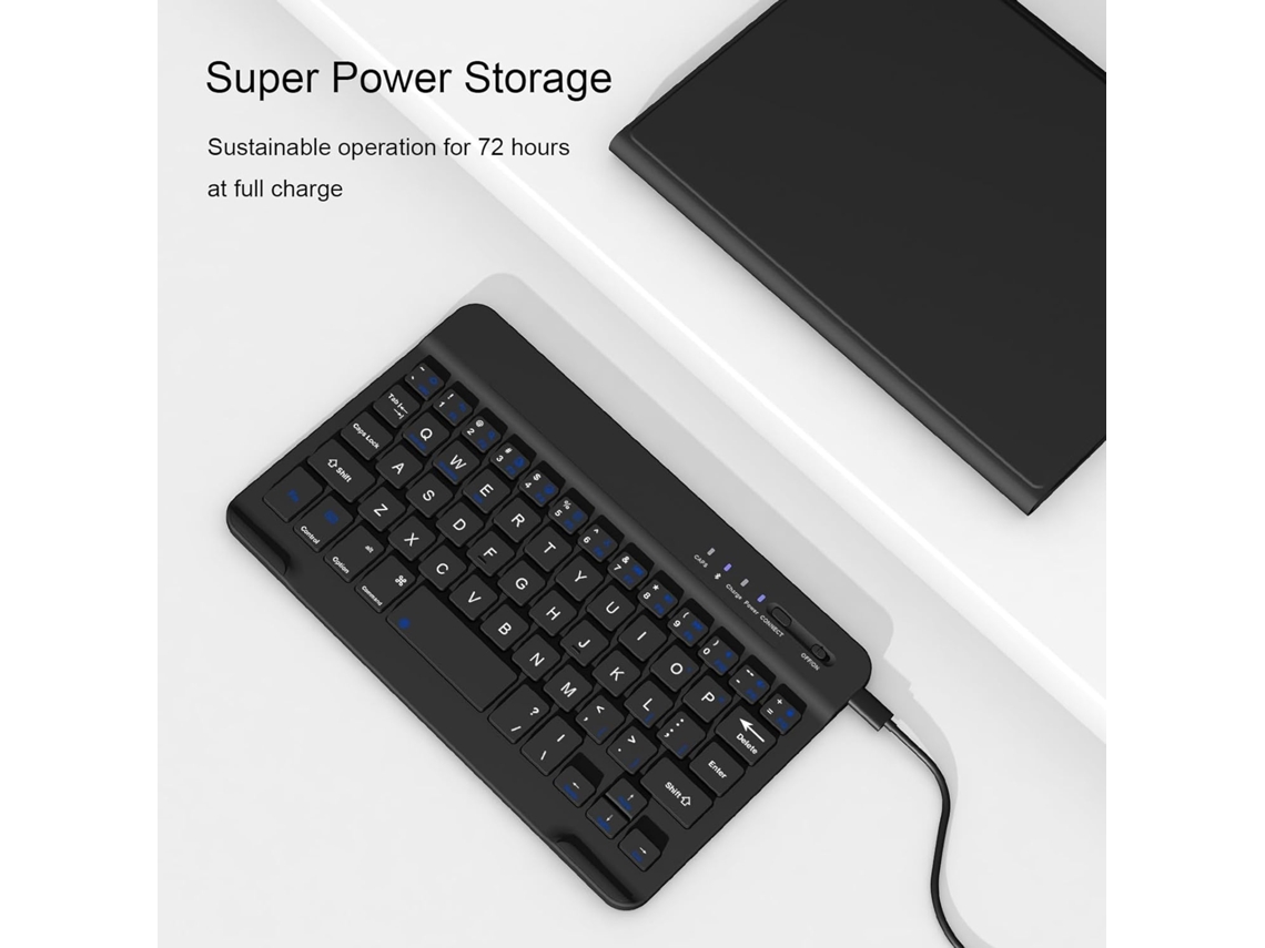 Capa Com Teclado Capa Para Ipad Mini De 6ª Geração (a17 Pro) 2021 De 8,3 Polegadas, Com Teclado Destacável Verde-escuro