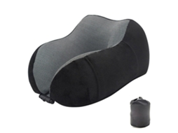 Travesseiro de Viagem para Pescoço em Espuma Viscoelástica com Suporte Formato U. Novo Modelo a BRILVIBERA