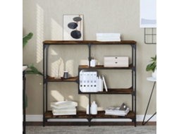 Vidaxl Mesa Consola 103x32x95 Cm Derivados De Madeira Carvalho Fumado