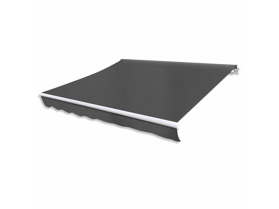 Vidaxl Toldo Dobrável Motorizado 400 Cm Antracite