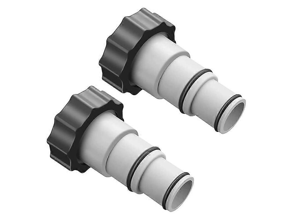 2 Adaptadores De Mangueira Para Piscina Acima Do Solo, 1,5 A 1,25 Polegadas