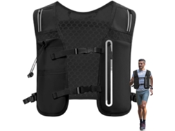 Sistema de hidratação, mochila de hidratação de 4 litros, alças ajustáveis, suporte refletivo