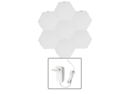 Lâmpada De Parede Decorativa Diy Com Forma Hexagonal Inovadora Para Quarto E Sala De Estar, Luz Para Casa