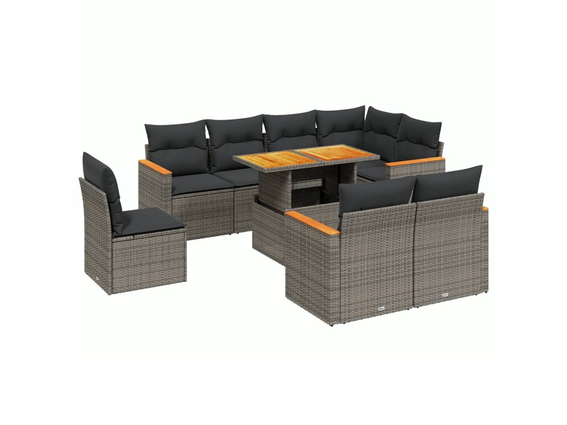Garden Sofa Set, Garden Sofa Sets Vidaxl Cinzeto Rattan / Vime (n/a)