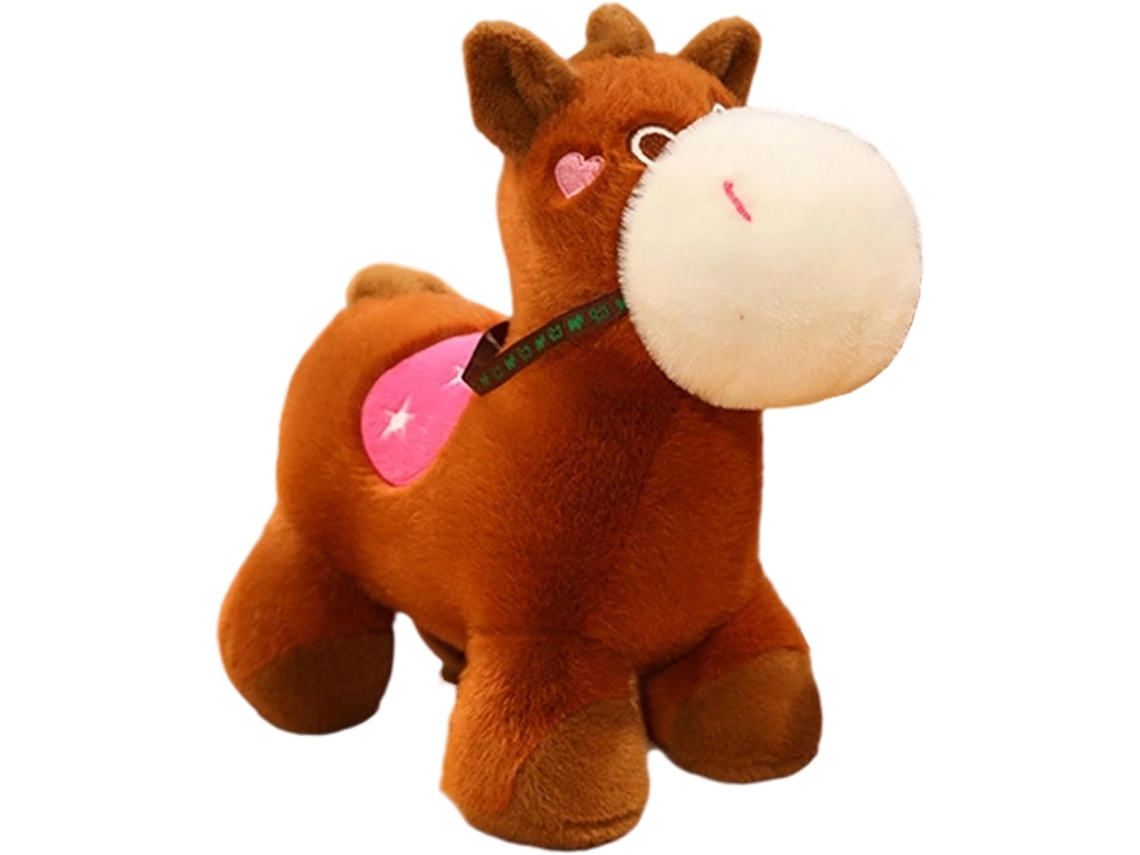 Boneco De Pelúcia Animal Cavalo Brinquedo Infantil