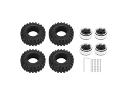Roda Beadlock Rc 1/24 Alumínio Preta LAXISCREED