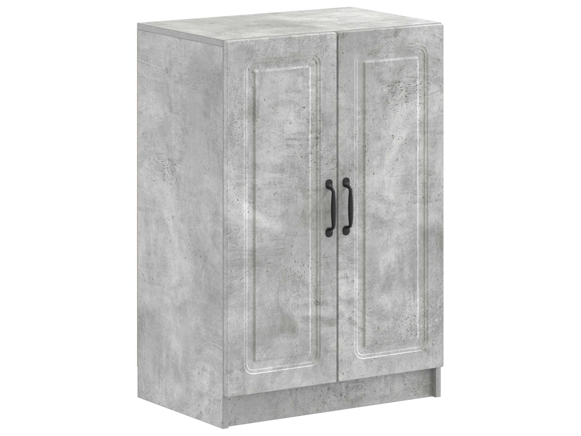 Vidaxl Armário De Sapatos Utrecht 59,5 X 39,5 X 87 Cm Cinzento Cimento