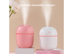 Umidificador Mini Usb Diffusor com Efeitos de Luz Multicolor e Modos de Pulverização