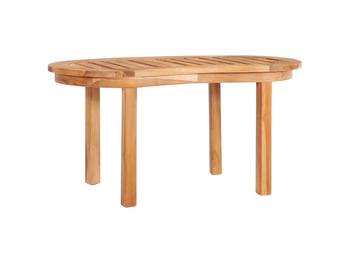 Vidaxl Mesa De Centro 90x50x45 Cm Madeira De Teca Maciça