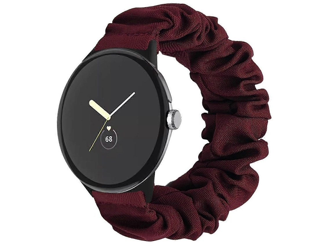 Inf Kompatibel Com Google Pixel 2 Smartwatch Scrunchie Armband Tyg
