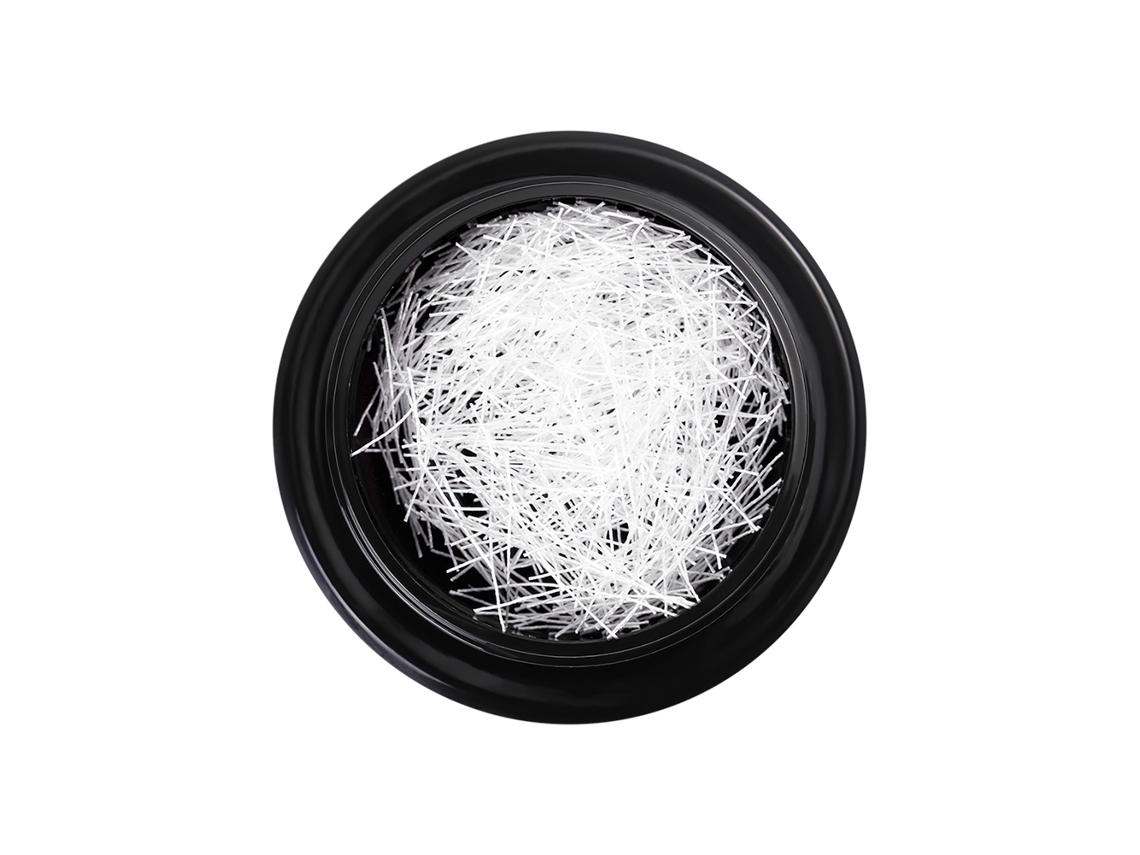 Decoração de unhas com fio de seda para manicure (branco)
