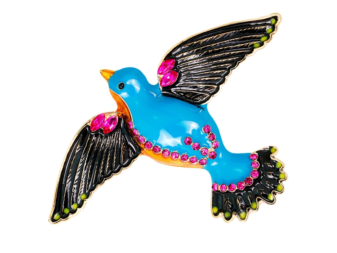 Broche De Moda Ocidental Com Strass Para Adornar Roupas