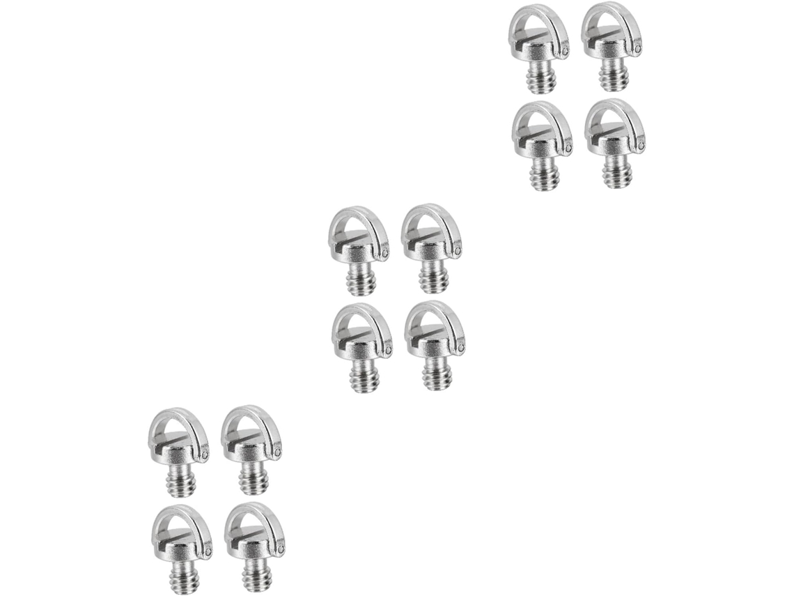 Conjunto De 12 Parafusos Para Câmera Iplusmile Com Anel Para Placa De Liberação Rápida, Compatível Com Tripés