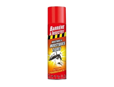 Aerossol Barreira Inseticida contra Insetos, Mosquitos e Mosquitos Tigre 400 ml Barriere A Insetos